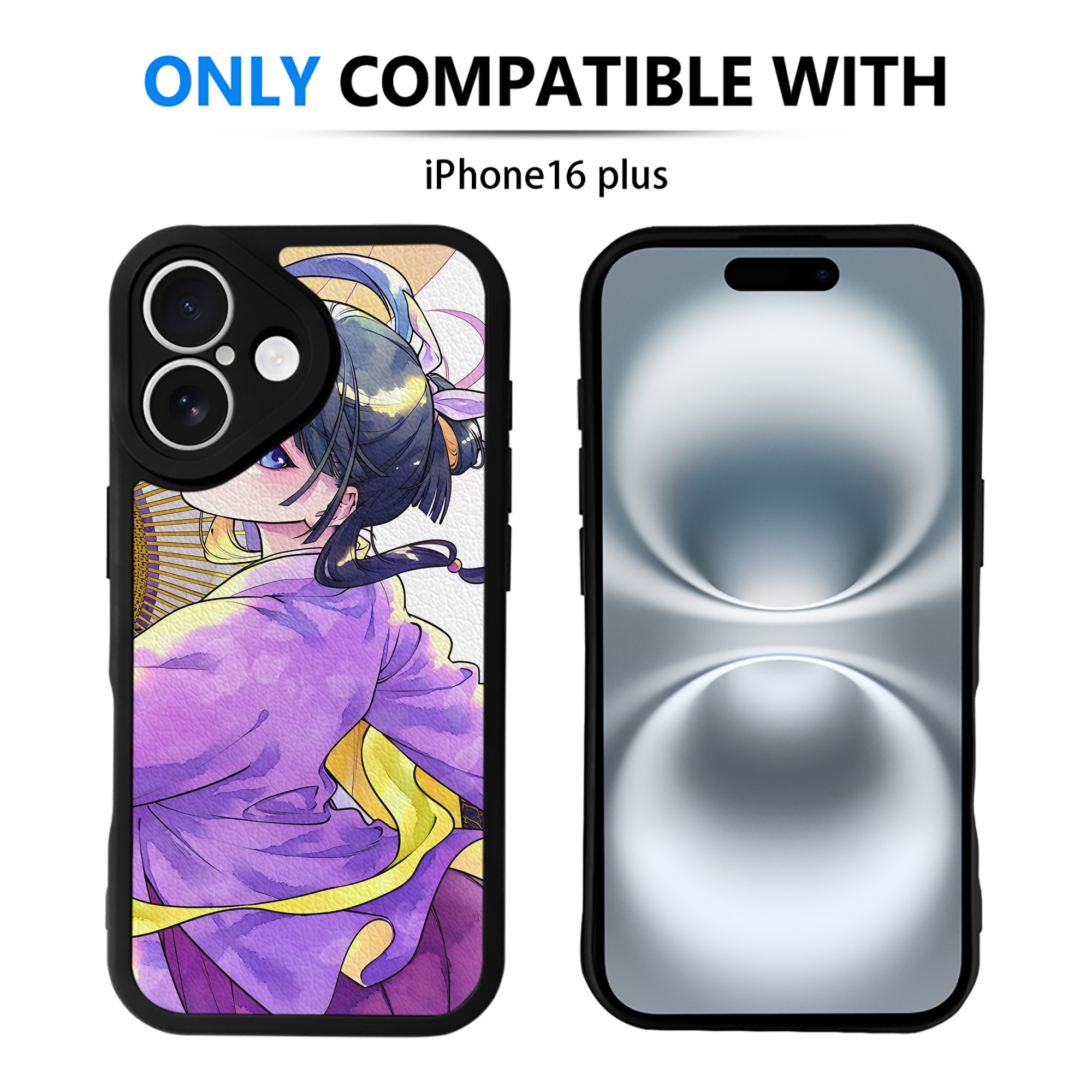 （画像用） 薬屋のひとりごと The Apothecary Diaries 【iPhone 16シリーズ対応】シリコンスマホケース（レザー調） 材質：シリコン